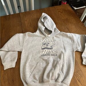 Gildan Gray Sweater Classic Pullover Style